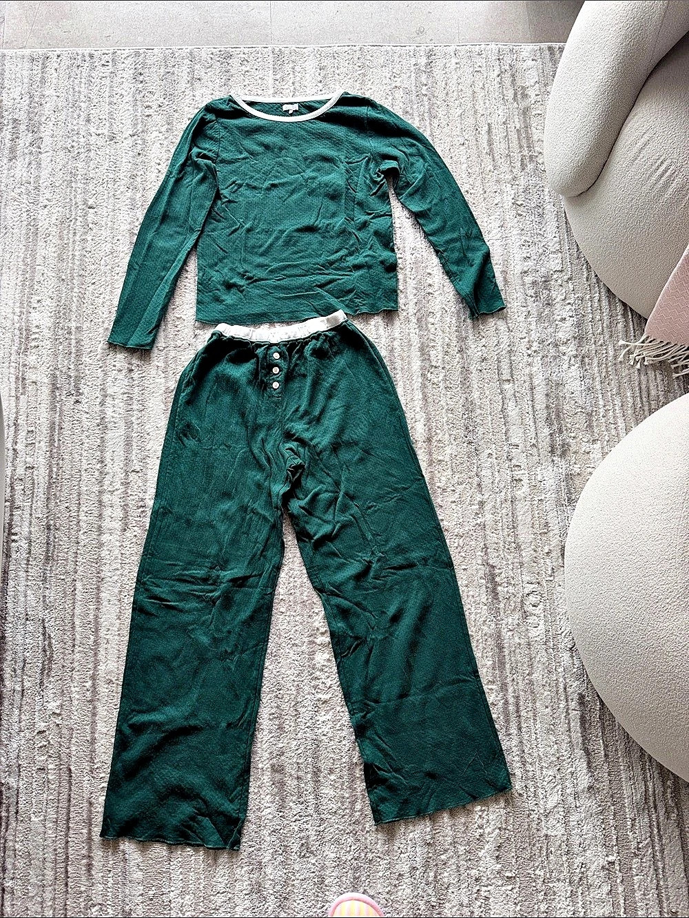 Cozyland Ellie Pajama Set in Evergreen